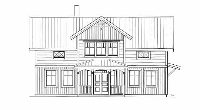 Lövsta Trähus - Mellangården 3050