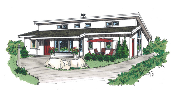 Lövsta Trähus - Forsvik modern 1