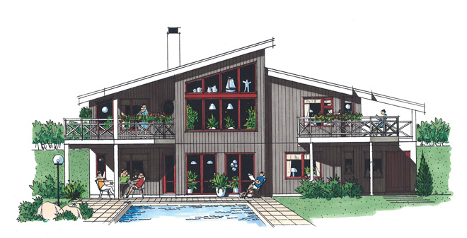 Lövsta Trähus - Wixen